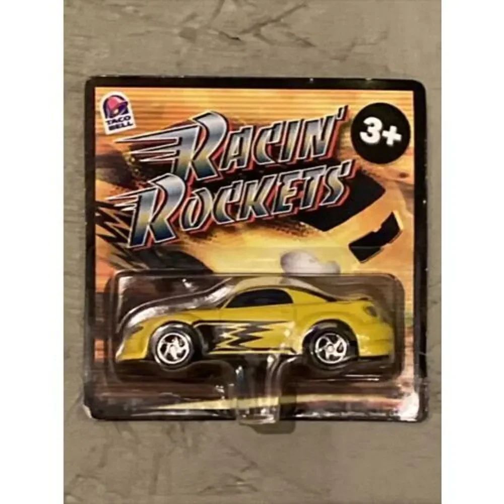 Taco Bell - Racin' Rockets - 2002 - Yellow Car - Collect All 4
